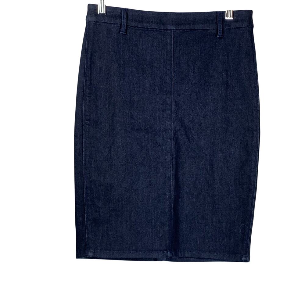 Armani Exchange Dark Navy Denim Pencil Skirt